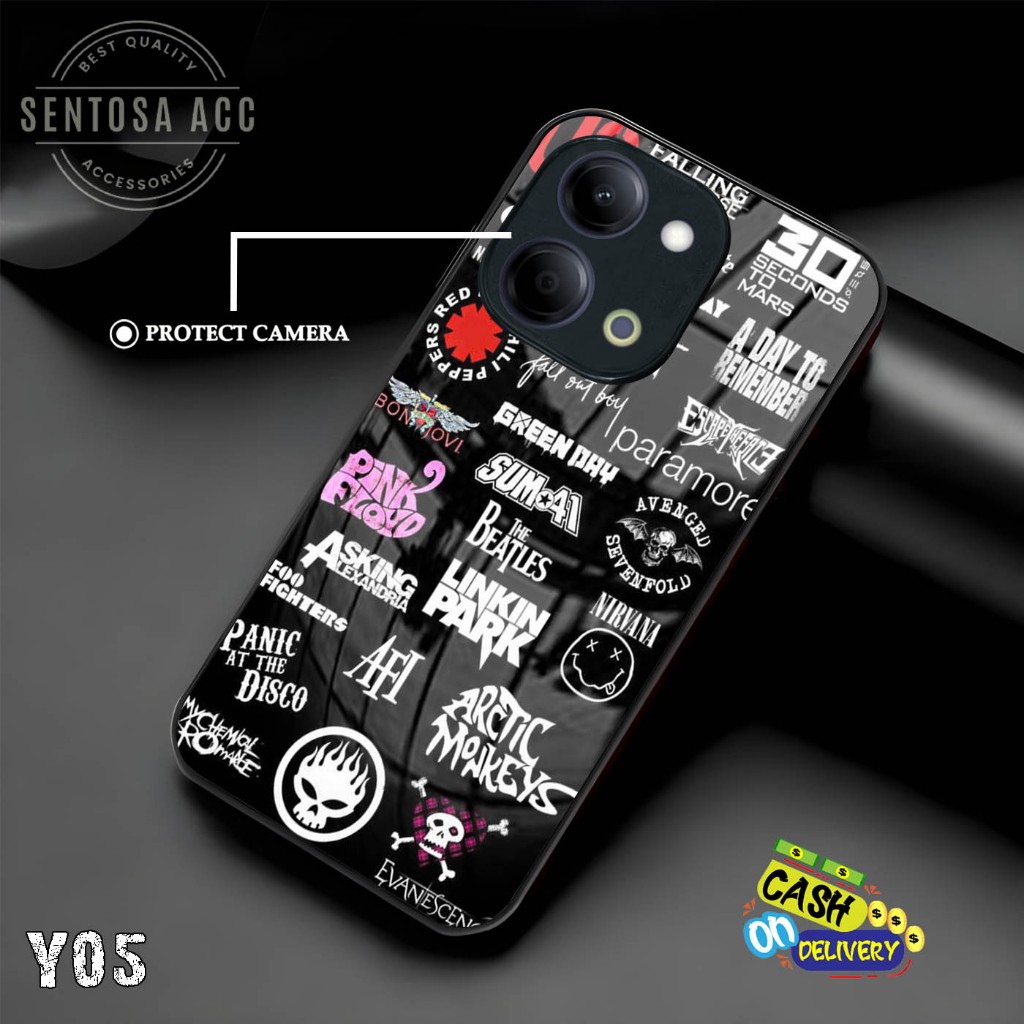 HP Sentosa_case - เคสโทรศัพท์แบบกระจกสําหรับ Vivo Y05 [S06]
