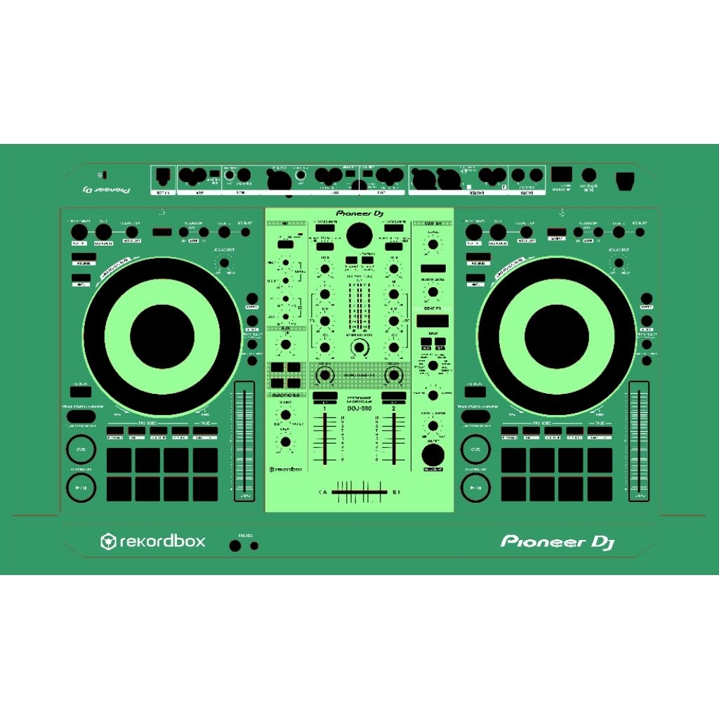 DDJ-800 สติ๊กเกอร์ป้องกันเครื่องดนตรีดีเจเพลง