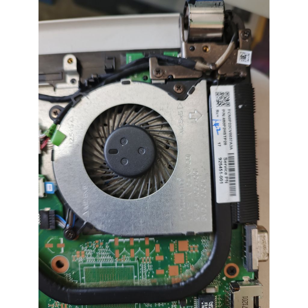 Hp 14-BW500AU พัดลมแล็ปท็อป HEATSINK