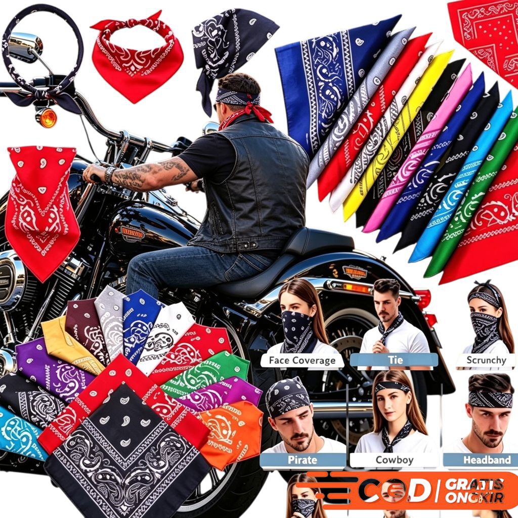 SLAYER BANDANA SCARF COOL สําหรับสไตล์ของคุณ