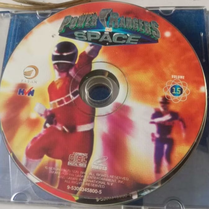 VCD ORIGINAL SABAN POWER RANGERS - SPACE VOL 15 ไม่มีฝาครอบ