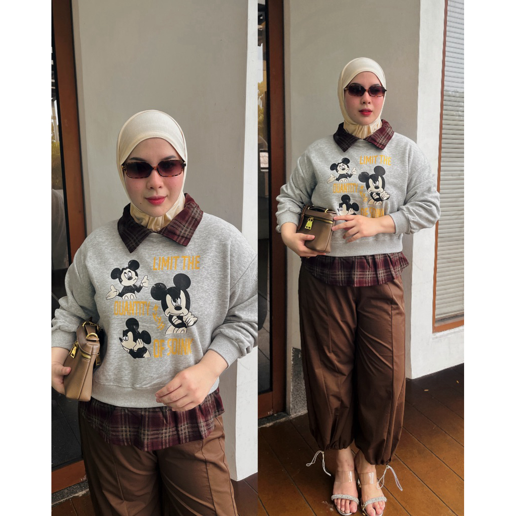 B5639 เสื้อสเวตเตอร์มิกกี้ 5352
