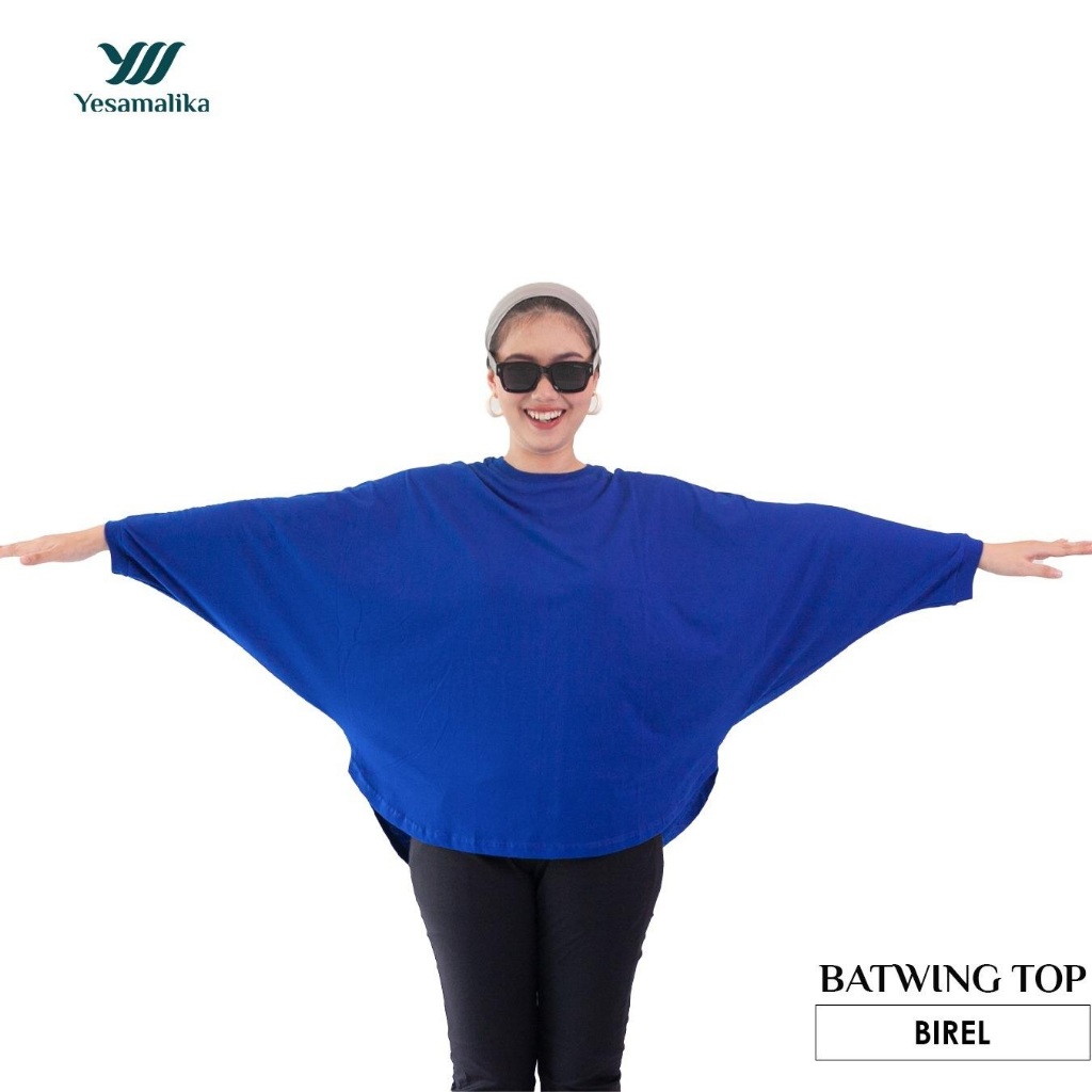 YESAMALIKA MONA BATWING TOP เสื้อยืดผู้หญิง Made of 30s Combed Cotton | ทุกขนาดปกติ และ Big size jum