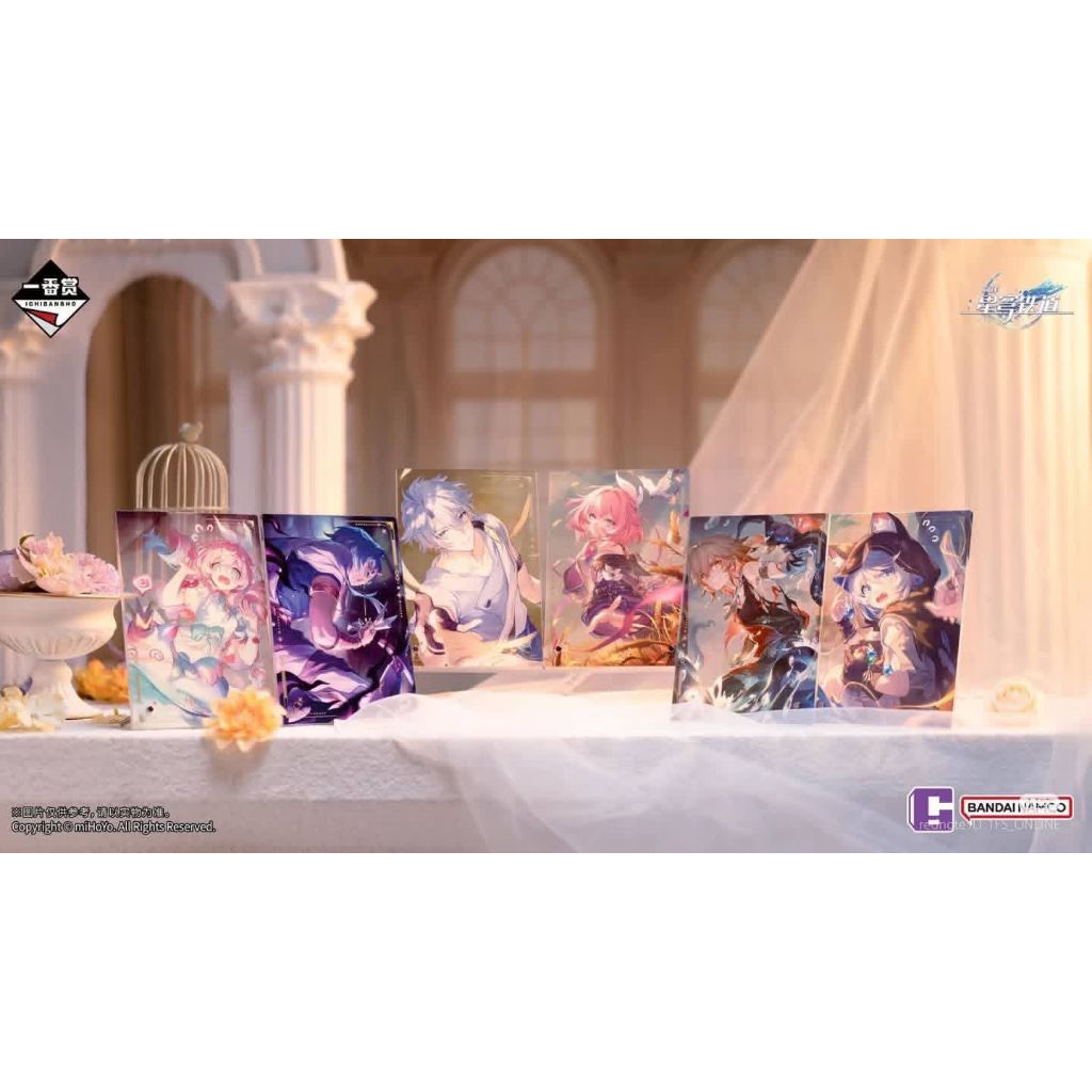 รางดาว Honkai HSR ichiban kuji vol 3 - แผงอะคริลิค anaxa cyrene hyacine mydei phainon