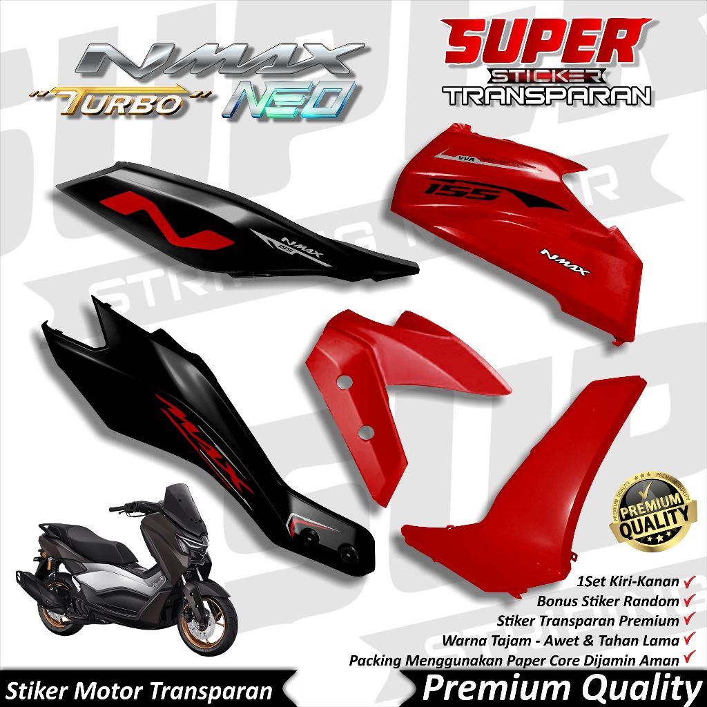 Cool โปร่งใส Nmax Neo สติกเกอร์ Nmax Striping สติกเกอร์ UV โปร่งใส Nmax Turbo Striping Nmax Turbo/Ne