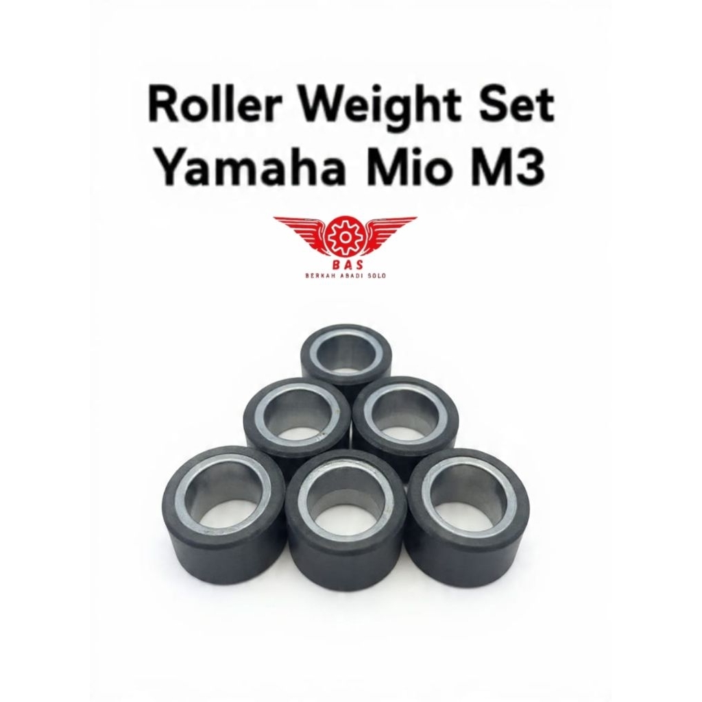 Roller Roller Weight Set Yamaha Mio M3 Fazzio Freego Mio Gear Fino X-Ride Mio z Mio s One Set พรีเมี