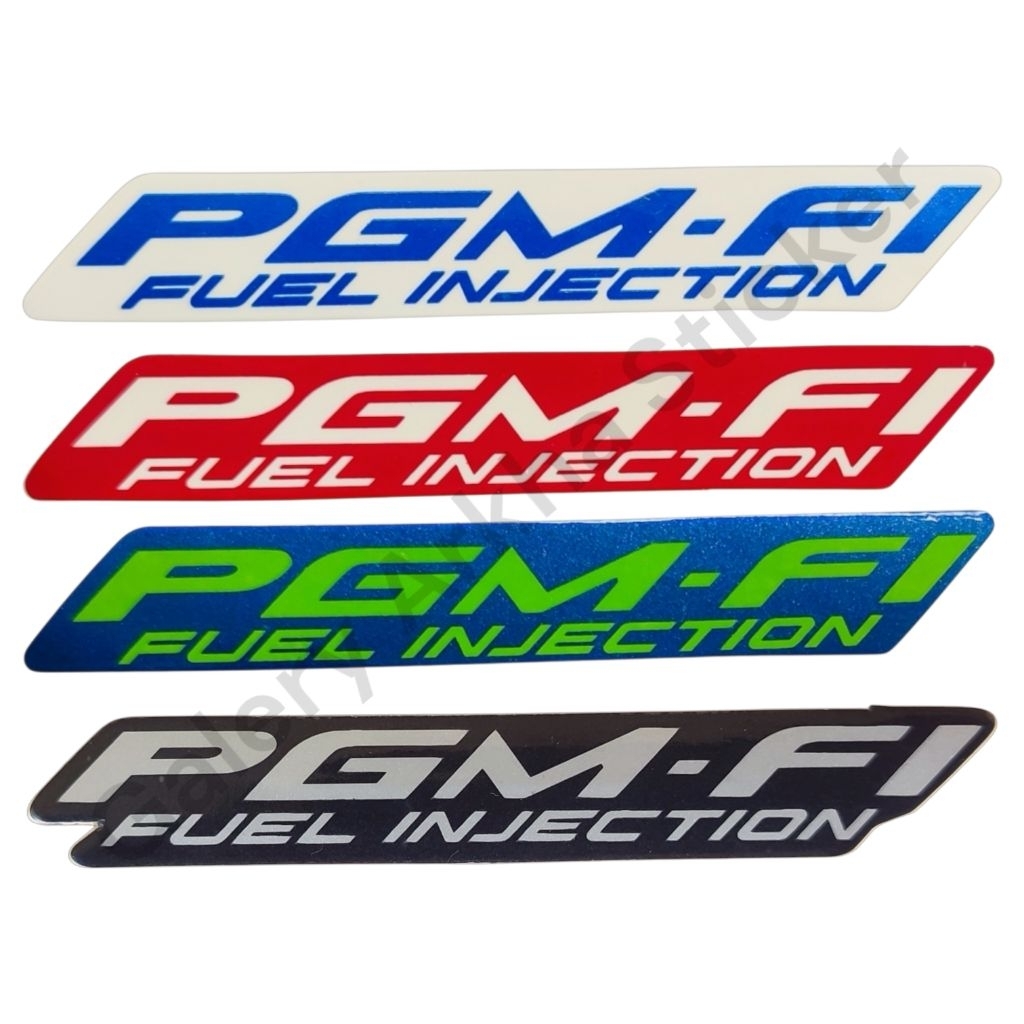 สติ๊กเกอร์ PGM-FI FUEL INJECTION สําหรับตัดแต่งร่างกายรถจักรยานยนต์| สติ๊กเกอร์แถบ PGM FI