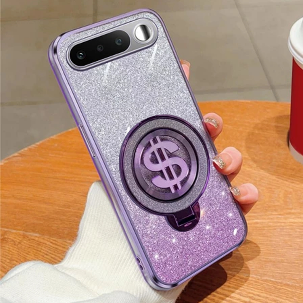 HP REALME 16 16 PRO Glitter Dollar Ring Stand เคสชาร์จไร้สาย