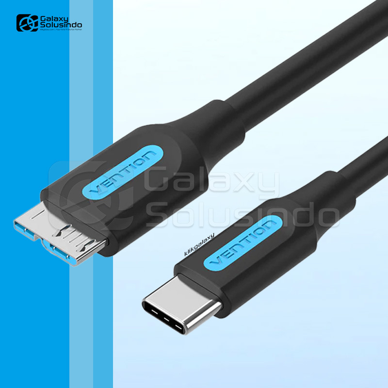 VENTION CQA USB Type-C ถึง Micro B HDD สาย USB 3.0 ภายนอก - 0.5M - GK