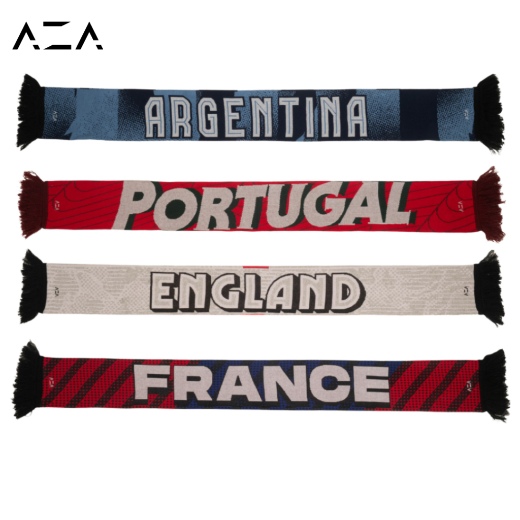 AZA Goal Edition - ผ้าพันคอฟุตบอล Argentina England Portugal France