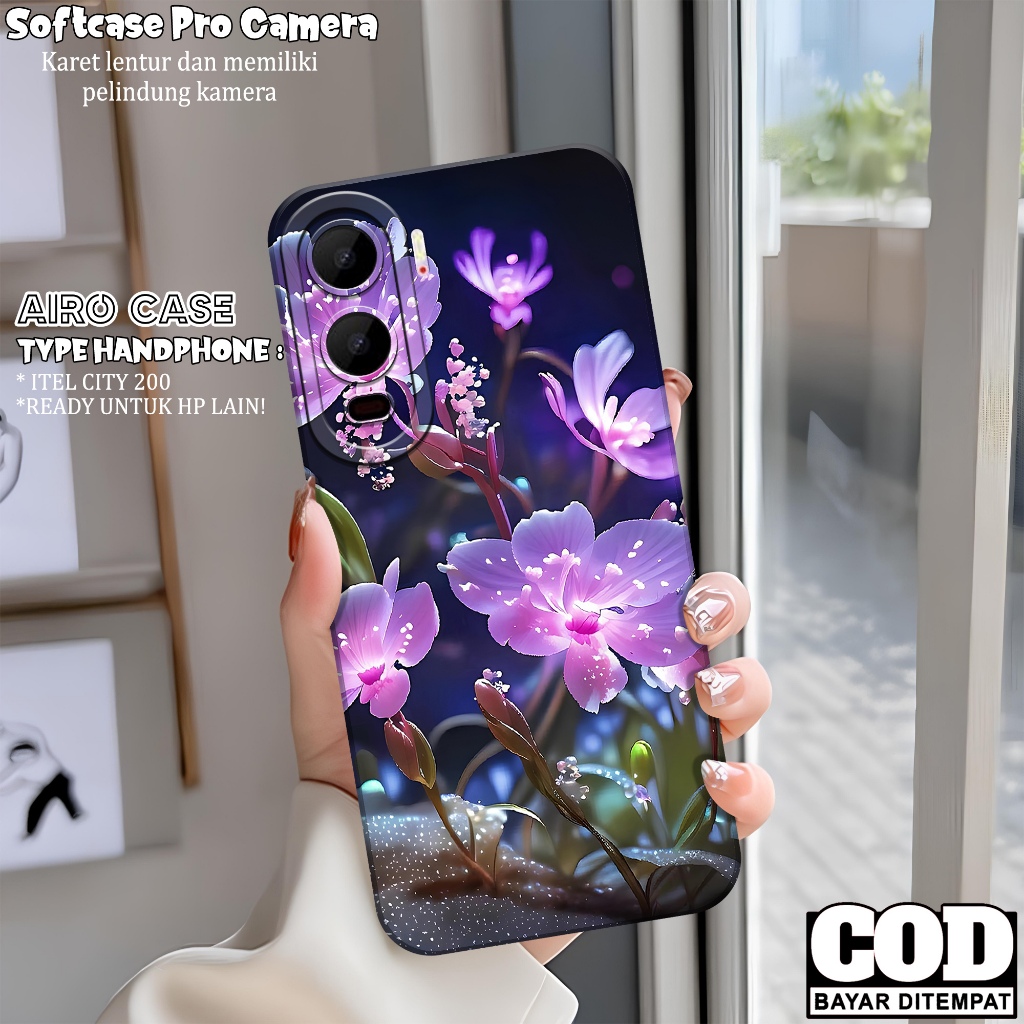 เคส HP ล่าสุด ITEL CITY 200 - เคส ITEL CITY 200 - เคสดอกไม้แฟชั่น - เคส ITEL CITY 200 - Pro Camera S