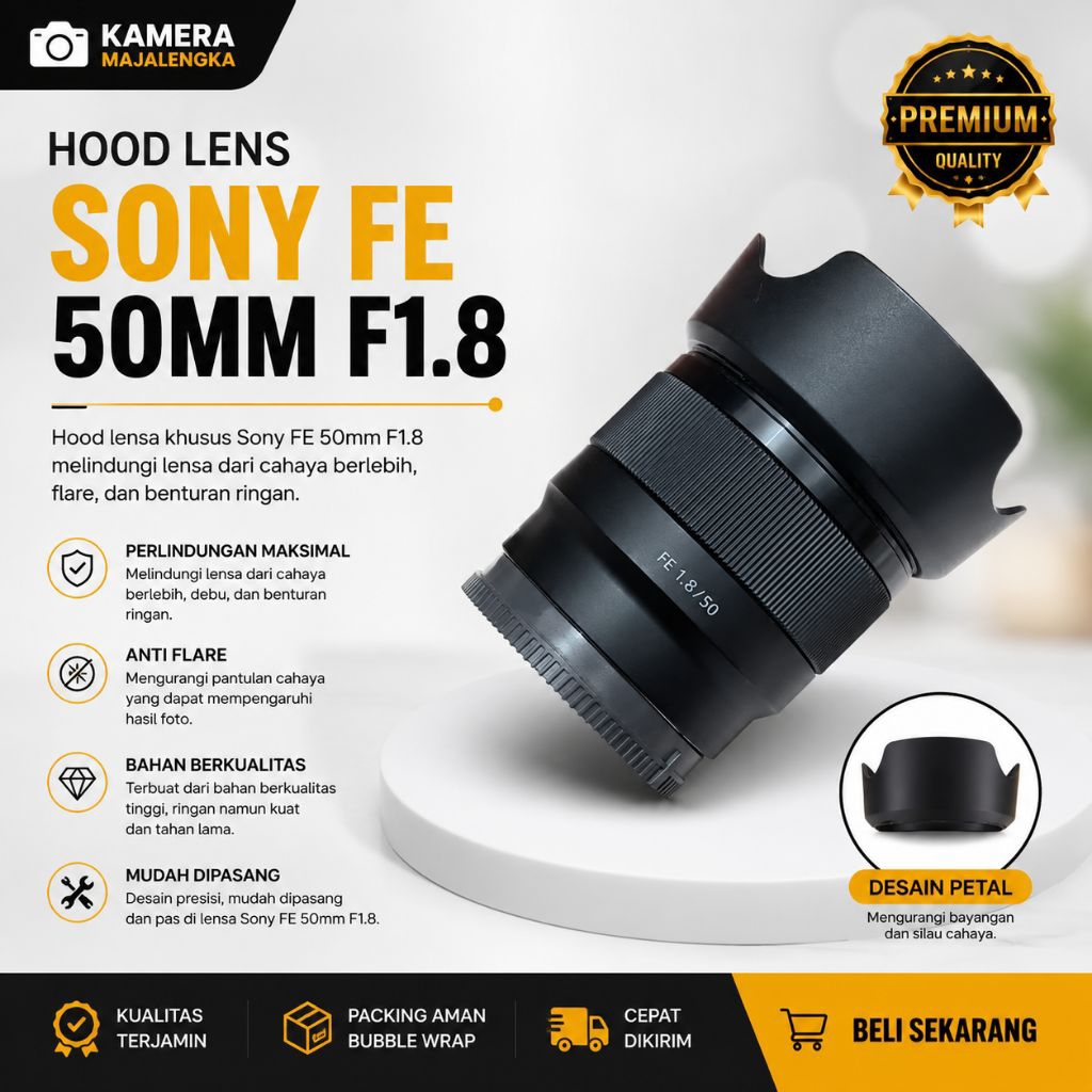 เลนส์ฮูด SONY FE 50MM F1.8