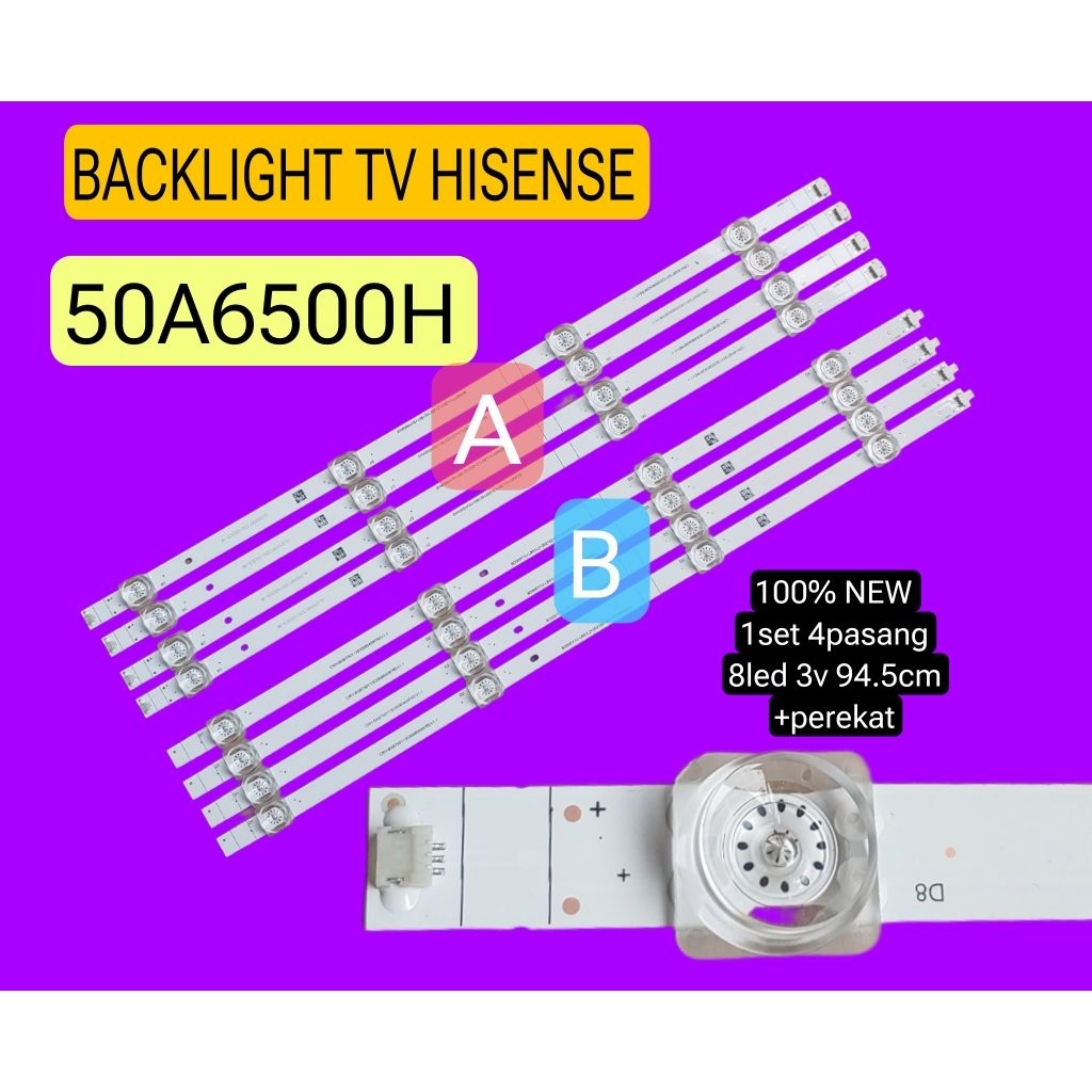 LED BACKLIGHT BL TV HISENSE 50A6500H 50A6500