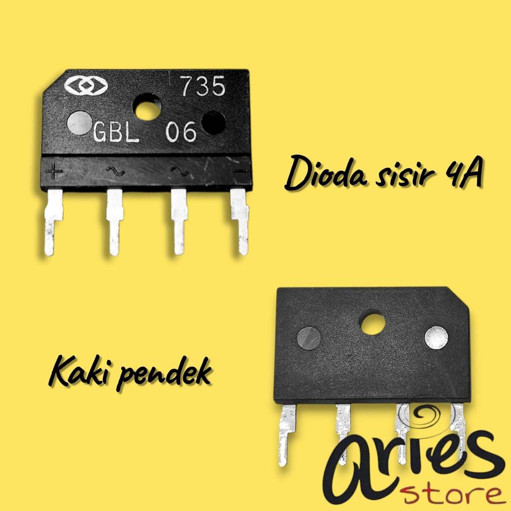 4 CAMPER SHORT LEGS COMB DIEDE 4A 600V GOOD COMB DIODE