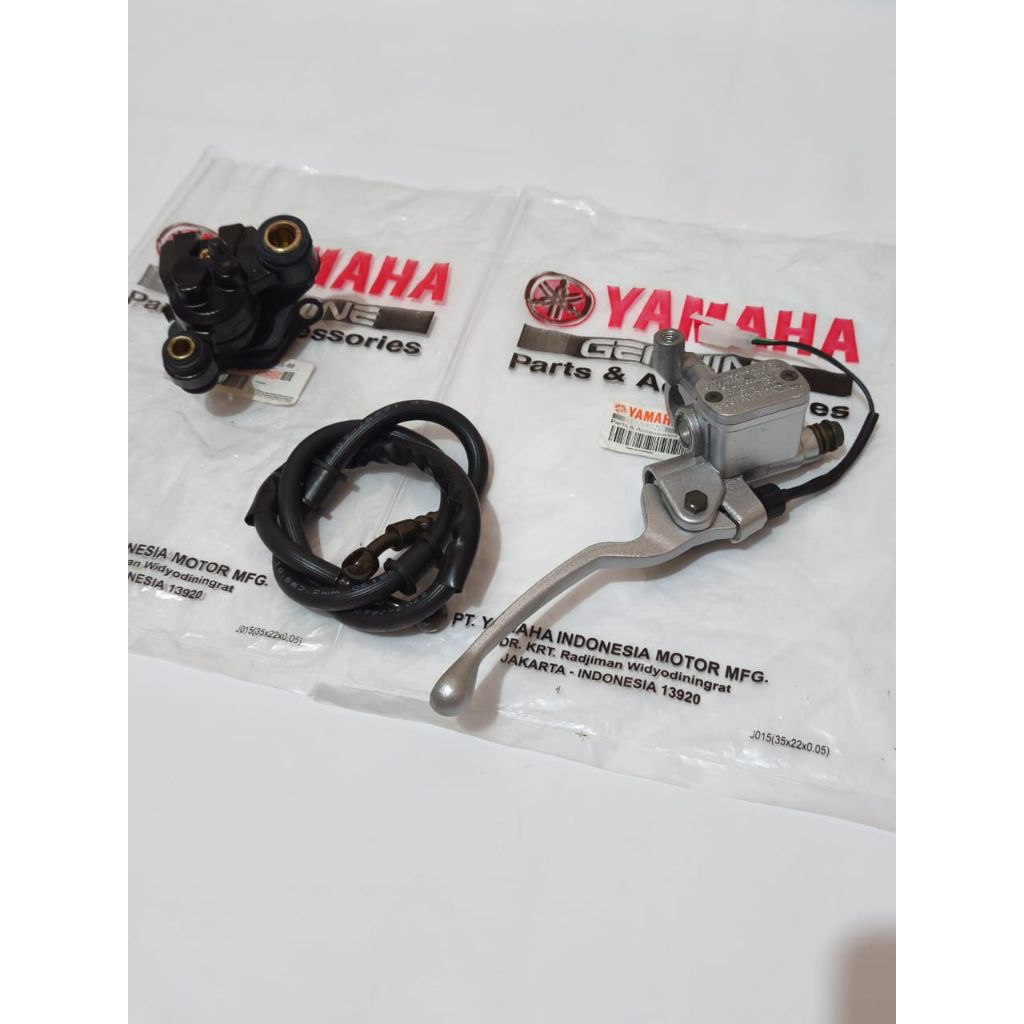 3 in 1 Caliper + ชุดเบรกหลัก + ท่อเบรคหน้า Yamaha Mio Sporty, Mio เก่า