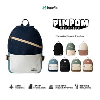 Hoofla Tas Sekolah Anak Perempuan & Laki- laki PimPom Backpack