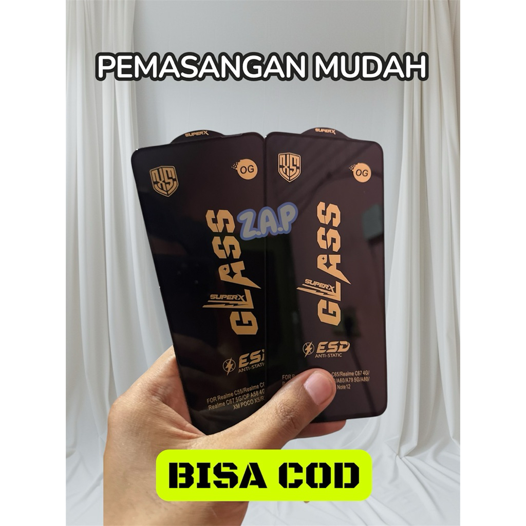 ฟิล์มกระจกนิรภัย ANTI STATIK ESD REDMI 15 NOTE 15 poco m7 poco m7 pro