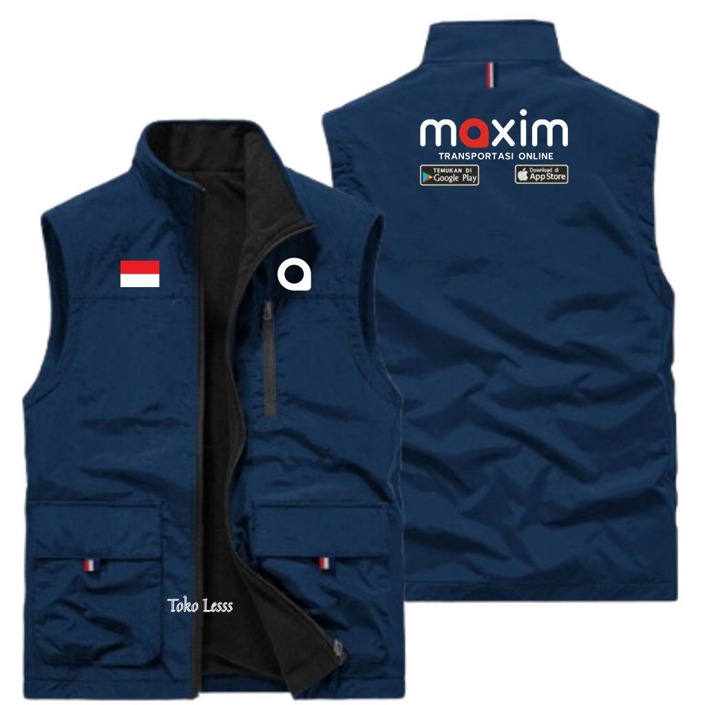 เสื้อกั๊กผู้ชาย MAXIM, เสื้อกั๊กกลางแจ้ง MAXIM, ซิปเสื้อกั๊ก MAXIM