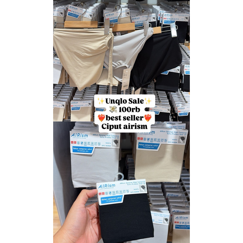 UNIQLO AIRISM TALI CIPUT