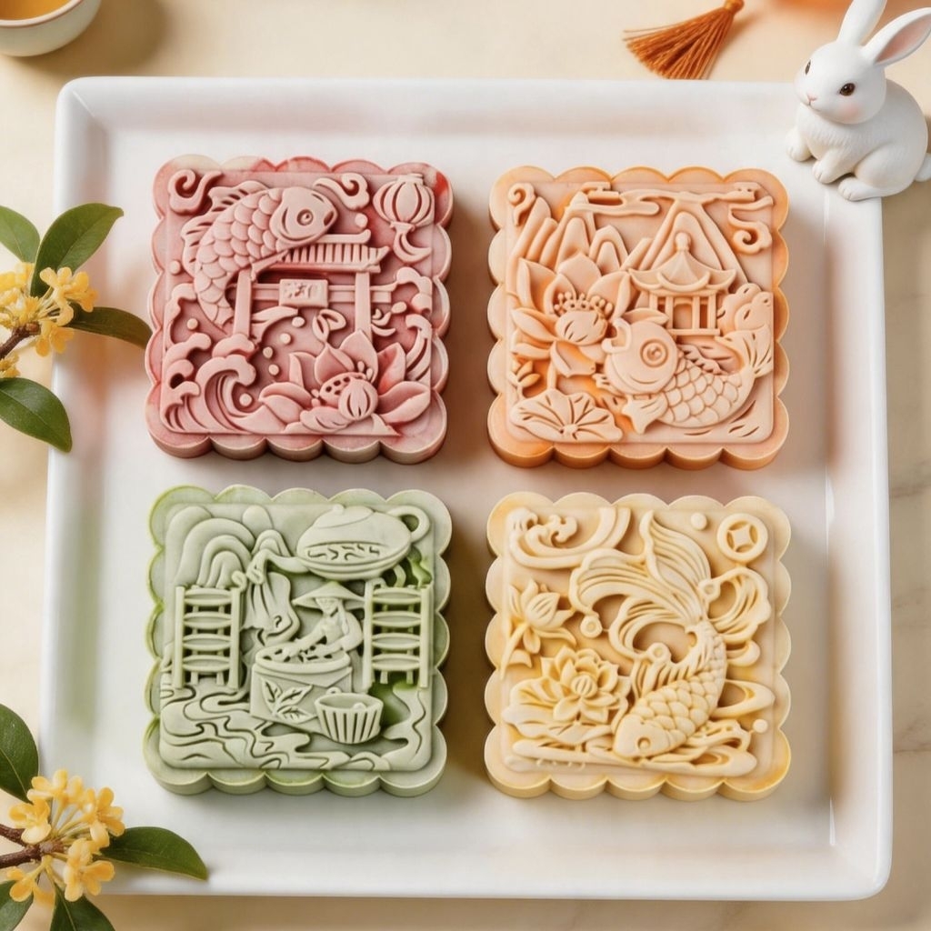 แม่พิมพ์ขนมไหว้พระจันทร์ 150gr แม่พิมพ์ขนมไหว้พระจันทร์ 150gr แม่พิมพ์ขนมไหว้พระจันทร์คลาสสิก 200gr