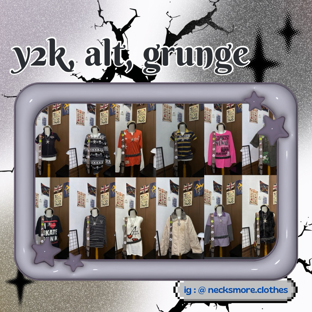 KEMEJA [แคตตาล็อก 1 & 2] เสื้อวินเทจ || Y2k || Grunge Grunge Grunge Grunge Grunge Grunge Grunge || แ