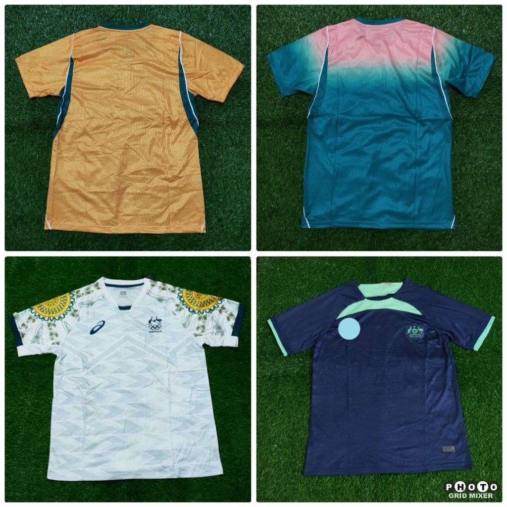 AUSTRALIA HOME AWAY JERSEY เสื้อฟุตบอลฟุตบอลโลก 2022 2024 2026 เกรด ORI JUMBO XXL 2XL
