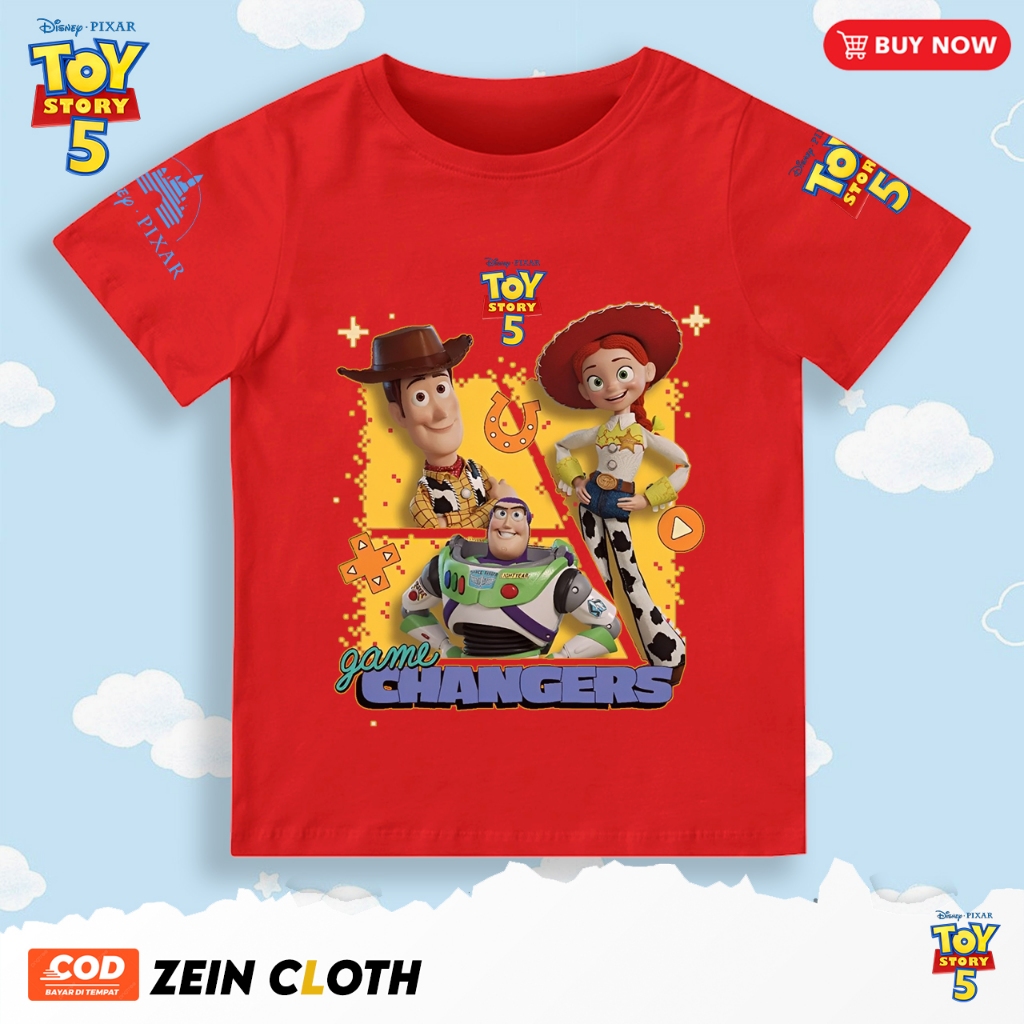 เสื้อผ้าเด็ก Disney Toy Story 5 / เสื้อยืดเด็ก Disney Toy Story 5