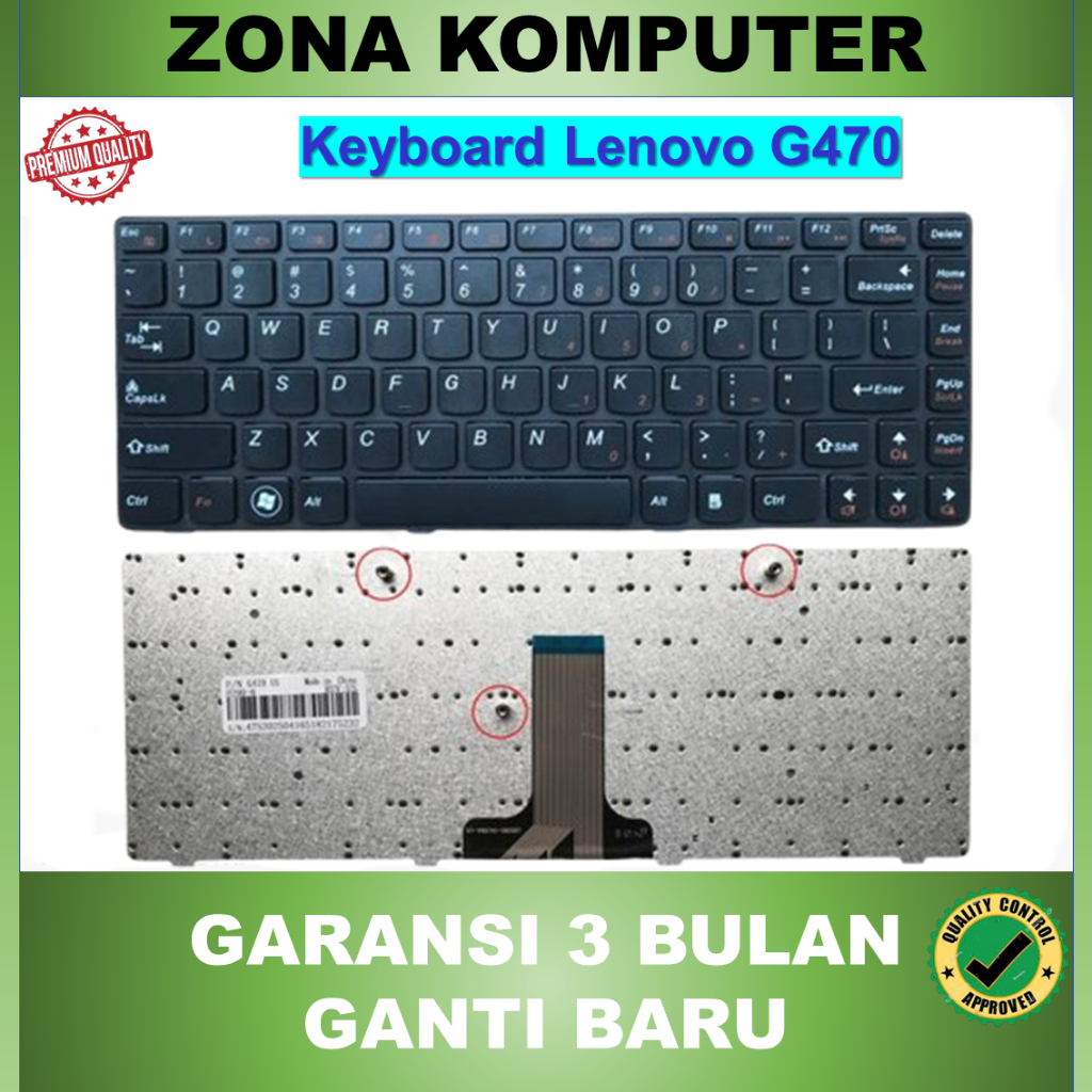 แป้นพิมพ์แล็ปท็อป Lenovo G470 B475 B475A B475G G475 G470AH