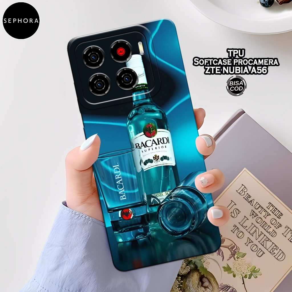 HP เคส ZTE Nubia A56 ล่าสุด - เคสเครื่องดื่มแฟชั่น - ZTE Nubia A56 Softcase - เคสกล้อง Pro - ZTE Nub