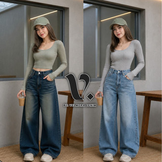 Highwaist Baggy Jeans Hangover Wanita-Celana Kulot Jeans Loose Pant Gombrong Highwaist Wanita Jeans Premium