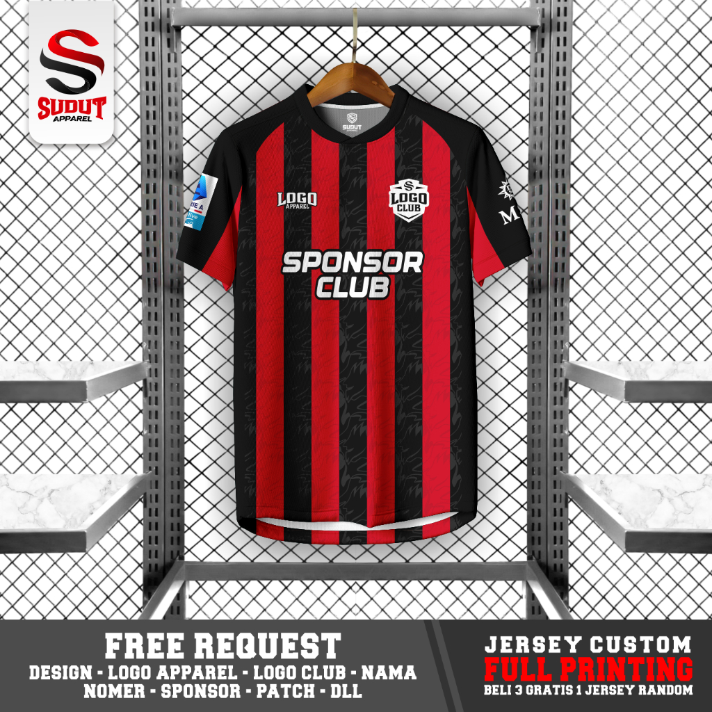 FANTASY ACML HOME SPORT CUSTOM JERSEY 25-26 พิมพ์เต็ม I ฟรี NAME & NUMBER I CORNER APPAREL