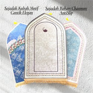 Sajadah Kubah Tebal Anti Slip Pengan Motif 3D Premium Lembut Dan Halus