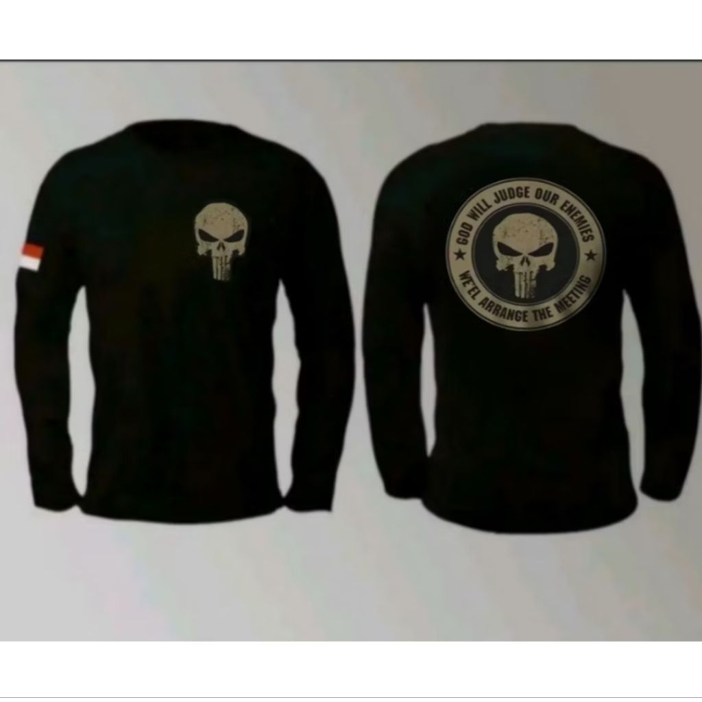 TACTICAL DISTRO T-SHIRT - THE PUNISHER // GOD WILL JUDGE OUR ENEMIES
