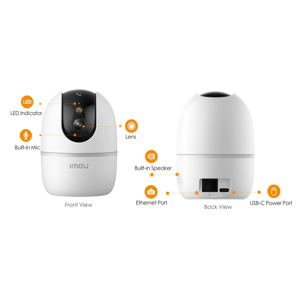 Wifi6 IMOU RANGER A1 PRO 3MP IPC-S2E1P-3R1S-V 2K WIFI 6 PAN TILT TWO-WAY AUDIO HUMAN PET DETECTION ก