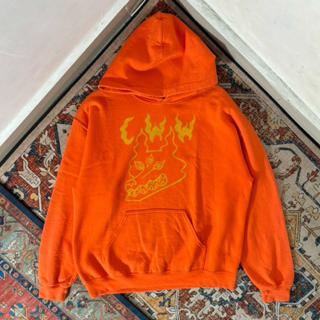 HOODIE POLER สีส้ม**