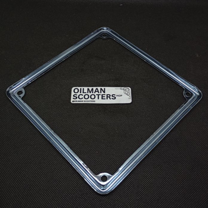 VESPA REAR LOCATION PLATE FRAME VESPA REAR LOCATION PLATE HOLDER FRAME