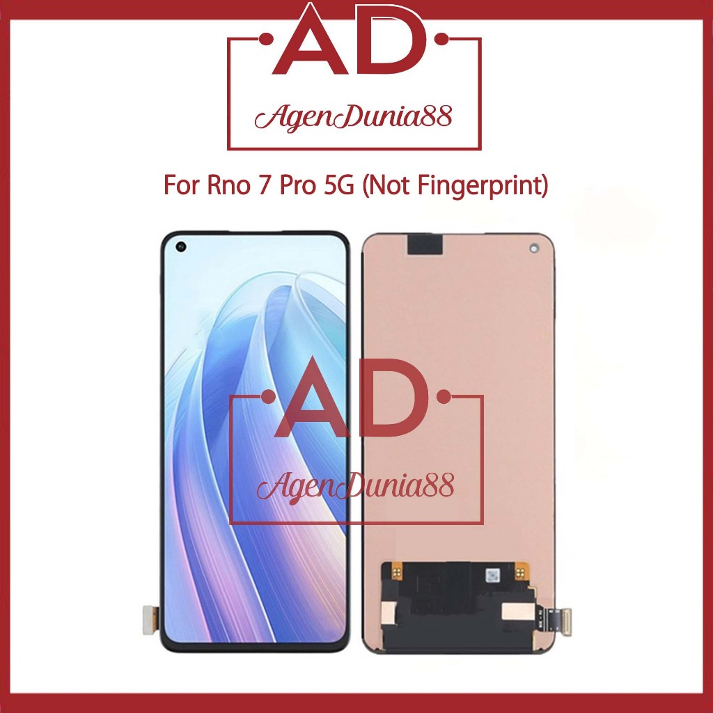 World Agent88 Lcd สําหรับ Oppo Reno 7 Pro 5G - ไม่ใช่ลายนิ้วมือ