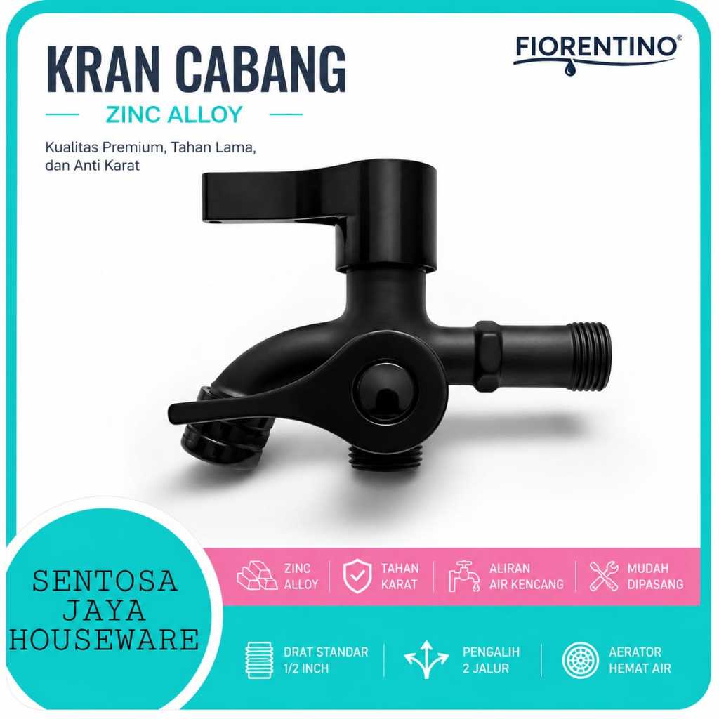 BLACK BRANCH FAUCET / BLACK SHOWER BRANCH FAUCET