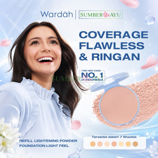SUMBER AYU | WARDAH LIGHTENING TWO WAY CAKE / POWDER FOUNDATION REFILL