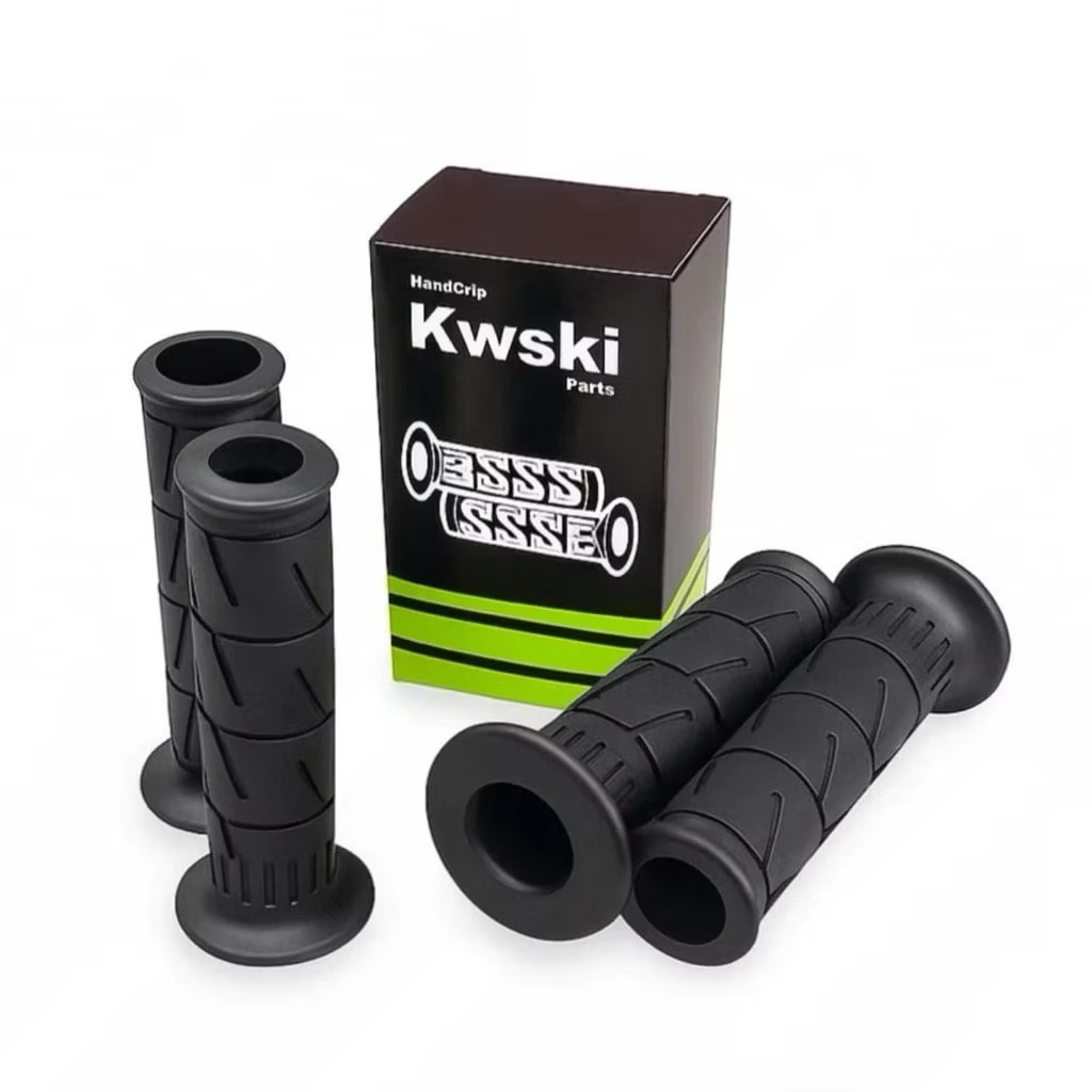 แพคเกจ 2IN1 GRIP KAZE มาตรฐานต้นฉบับ KAWASAKI HANDGRIP KAZE PLUS ชุด JALU STANG PCX CHROME RIGHT LEF