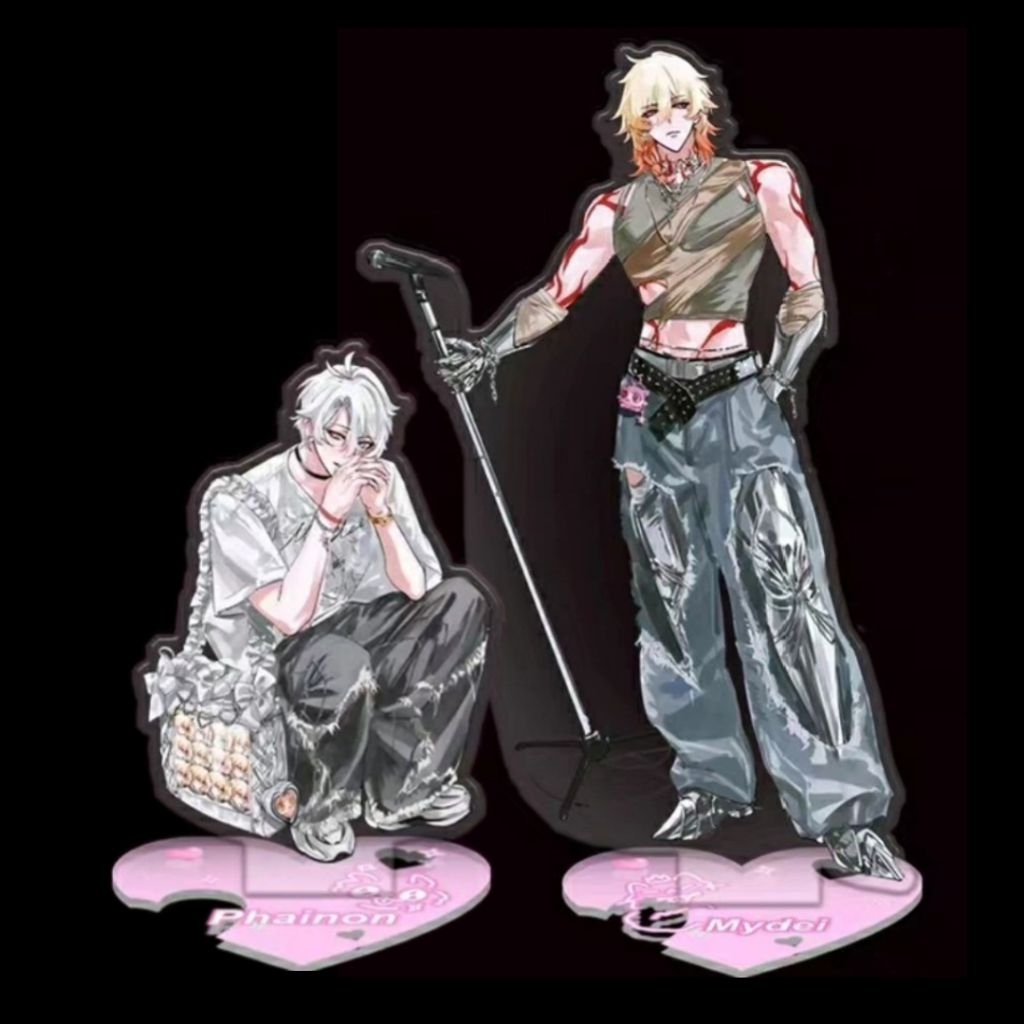 Hsr Honkai Star Rail Punnon & Mydei Fanmade ขาตั้งอะคริลิคโดย Jam8366