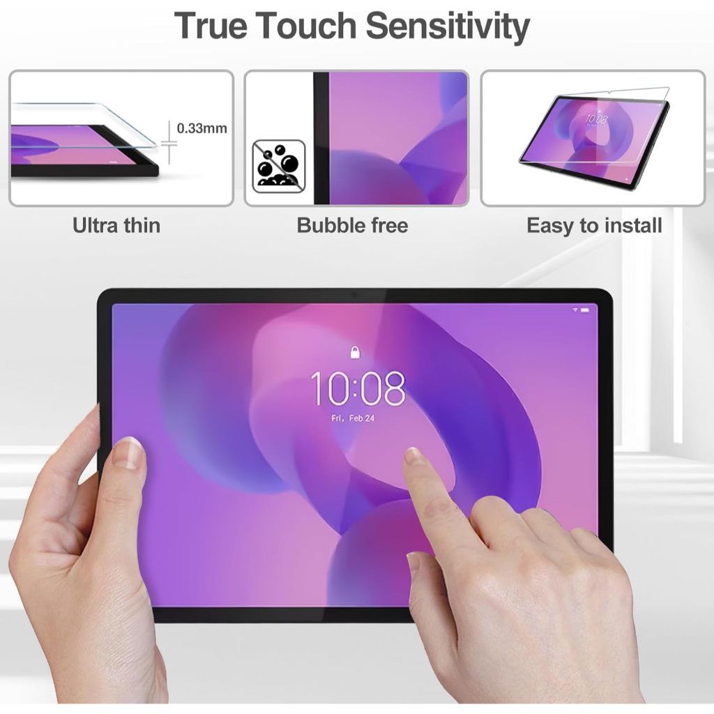 กระจกนิรภัย Lenovo Idea Tab Pro 12.7 / Tab P12 / Yoga Tab Plus 2025 Anti-Scratch Screen Guard Protec