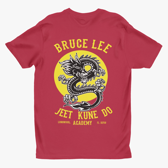 เสื้อยืด Vintage Dragon Bruce Lee Jeet Kune Do