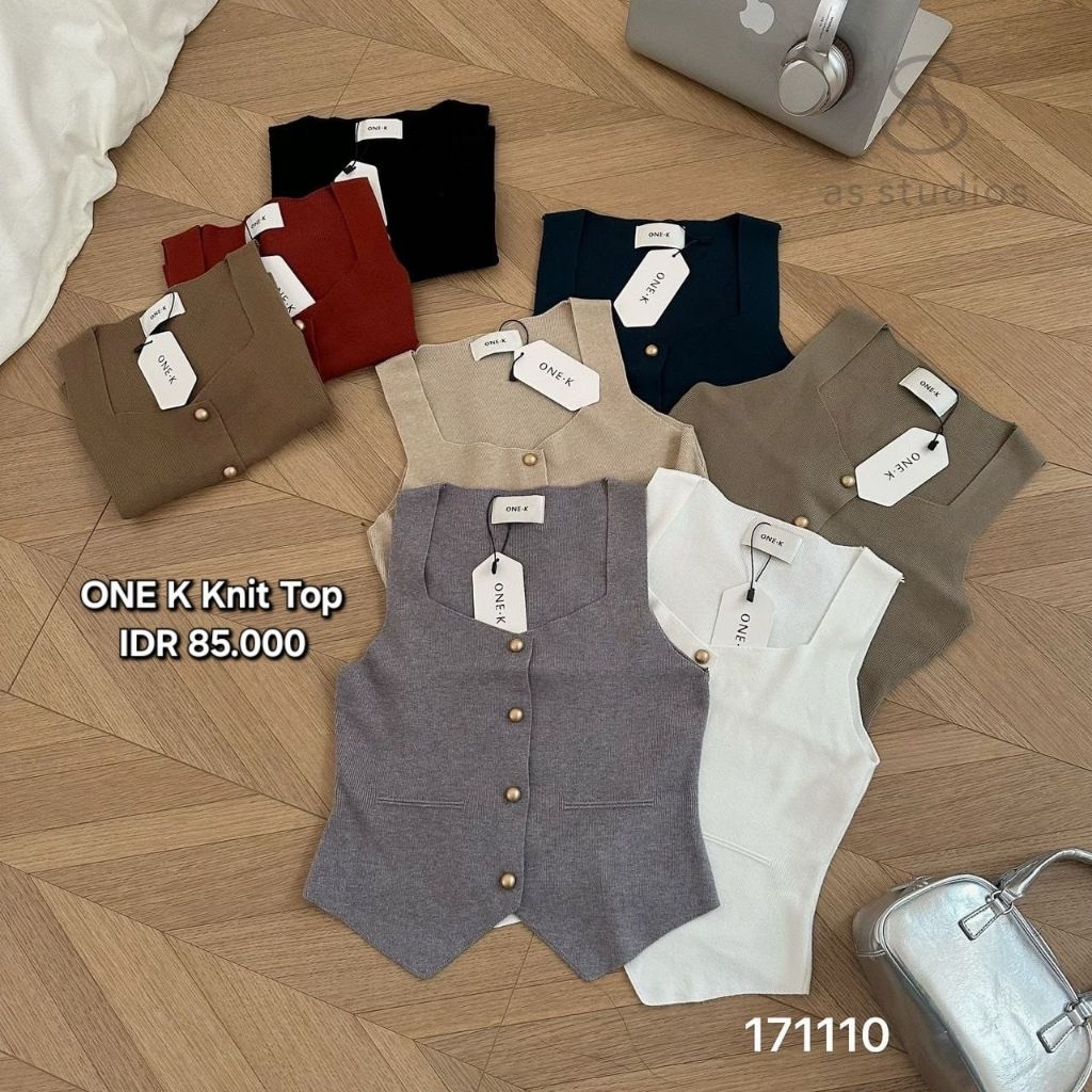 ONE K K K K K K Knit Top เสื้อกั๊กเสื้อกล้ามกรุงเทพ