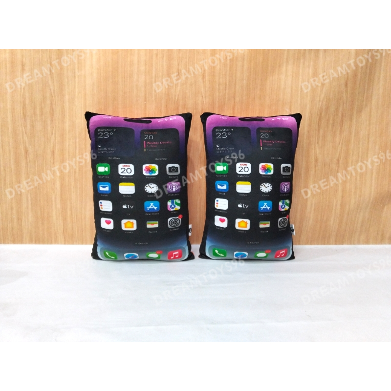 DREAMTOYS96 เบาะโซฟาทรงสี่เหลี่ยม Iphone Motif ขนาด 40 x 26 ซม