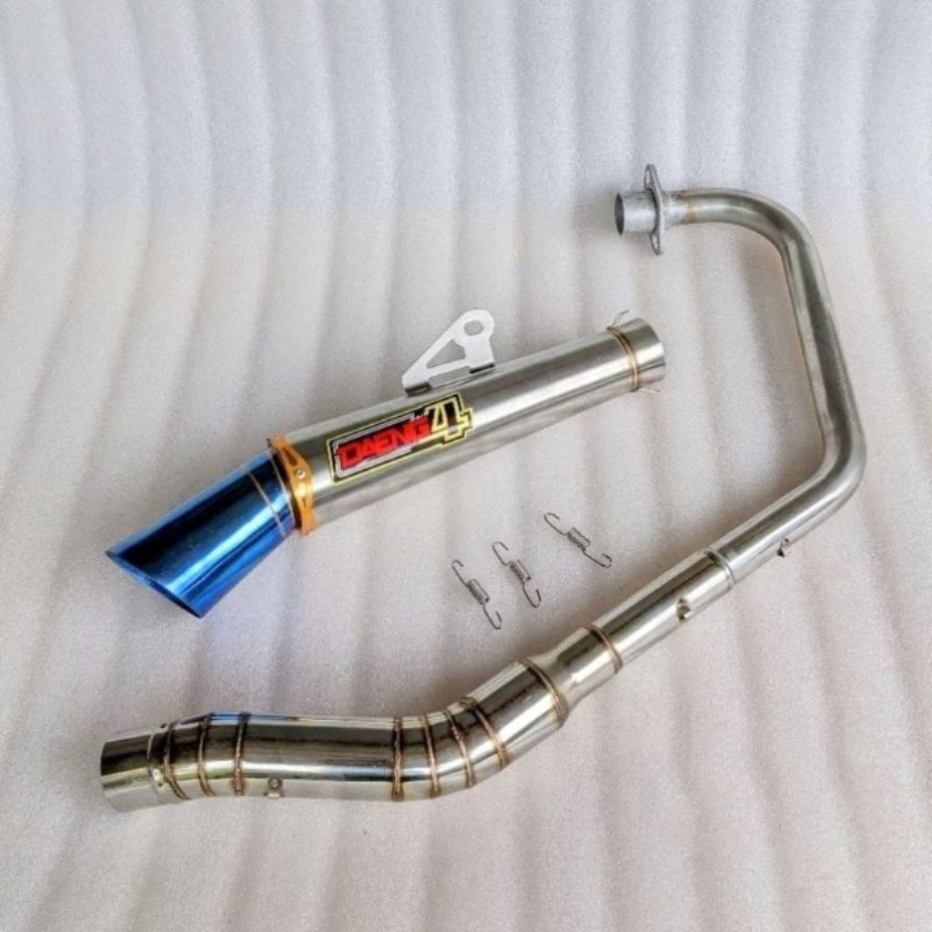 ท่อไอเสีย DaengSai4 51mm ท่อสําหรับ Sonic 125, Raider Carb, Raider fi, Exciter 150, Yamaha M-slaz, R