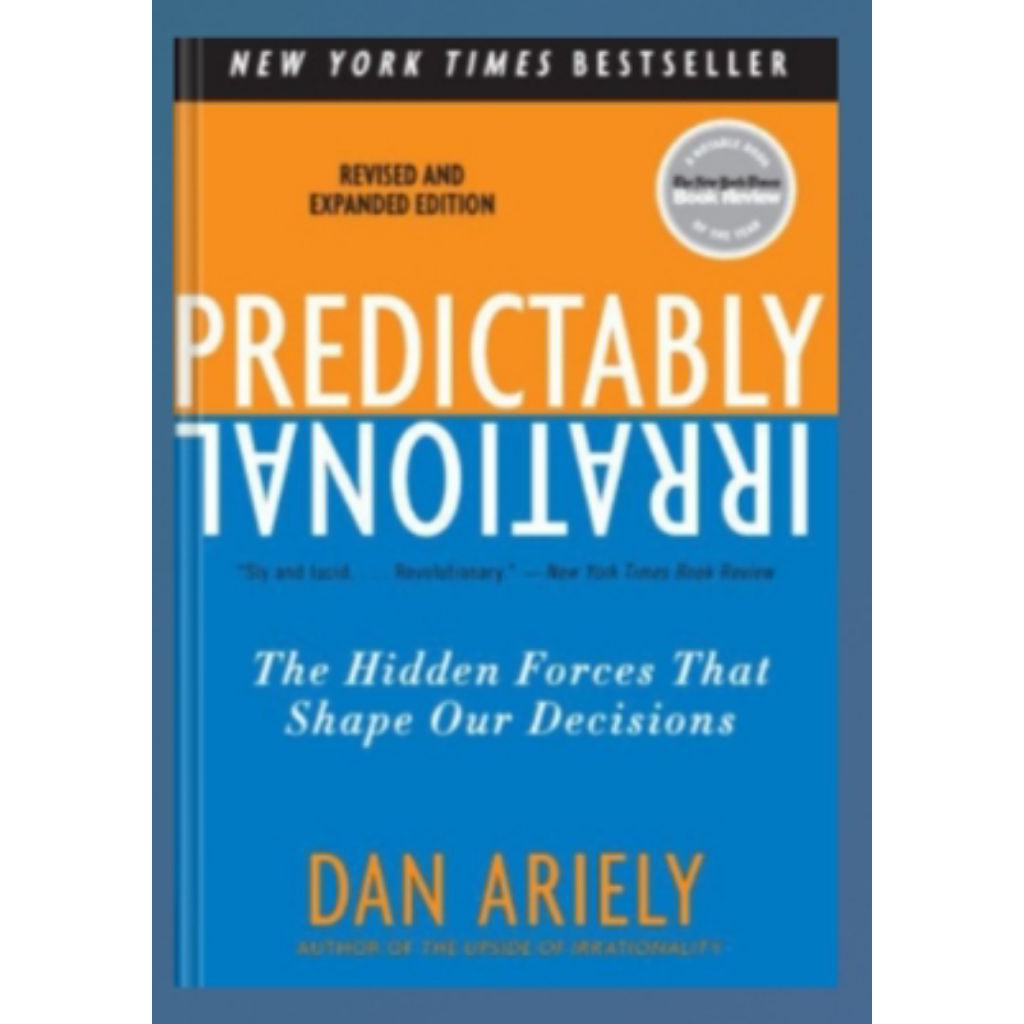 หนังสือทางกายภาพ Irredictably Irracial โดย Dan Ariely
