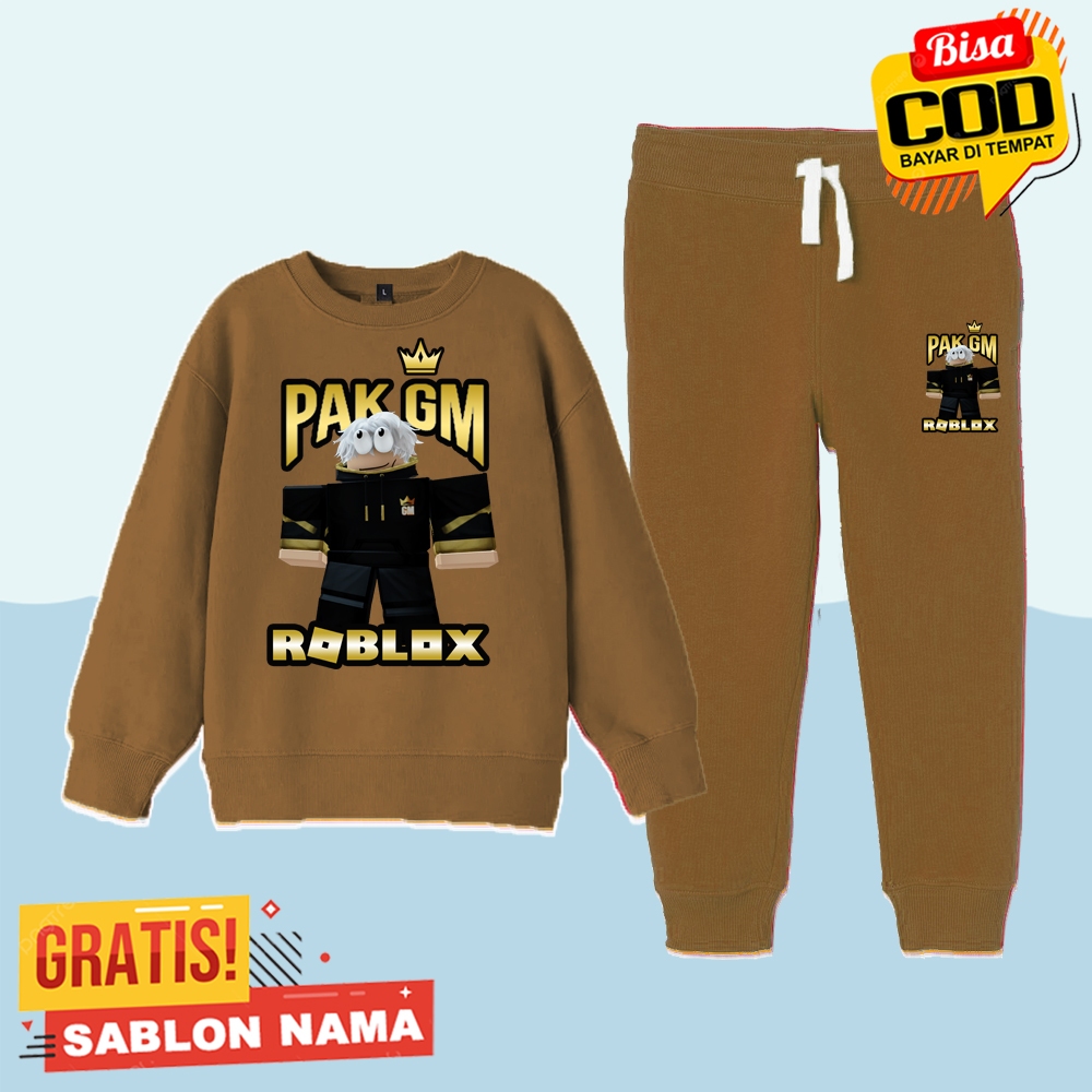 KIDS SWETER AND JOGGER PANTS SET PAK GM ROBLOX
