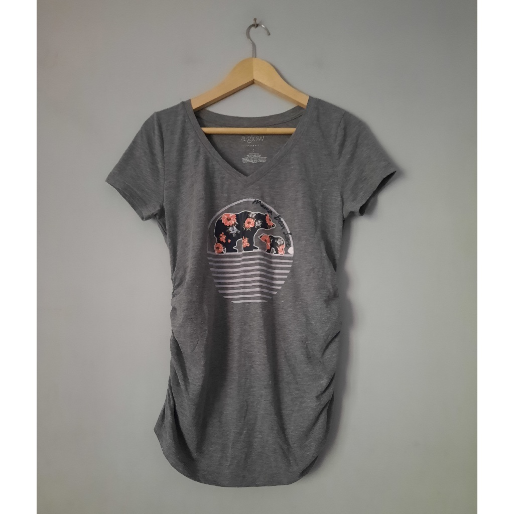 Preloved A-Glow V Neck Maternity Dress