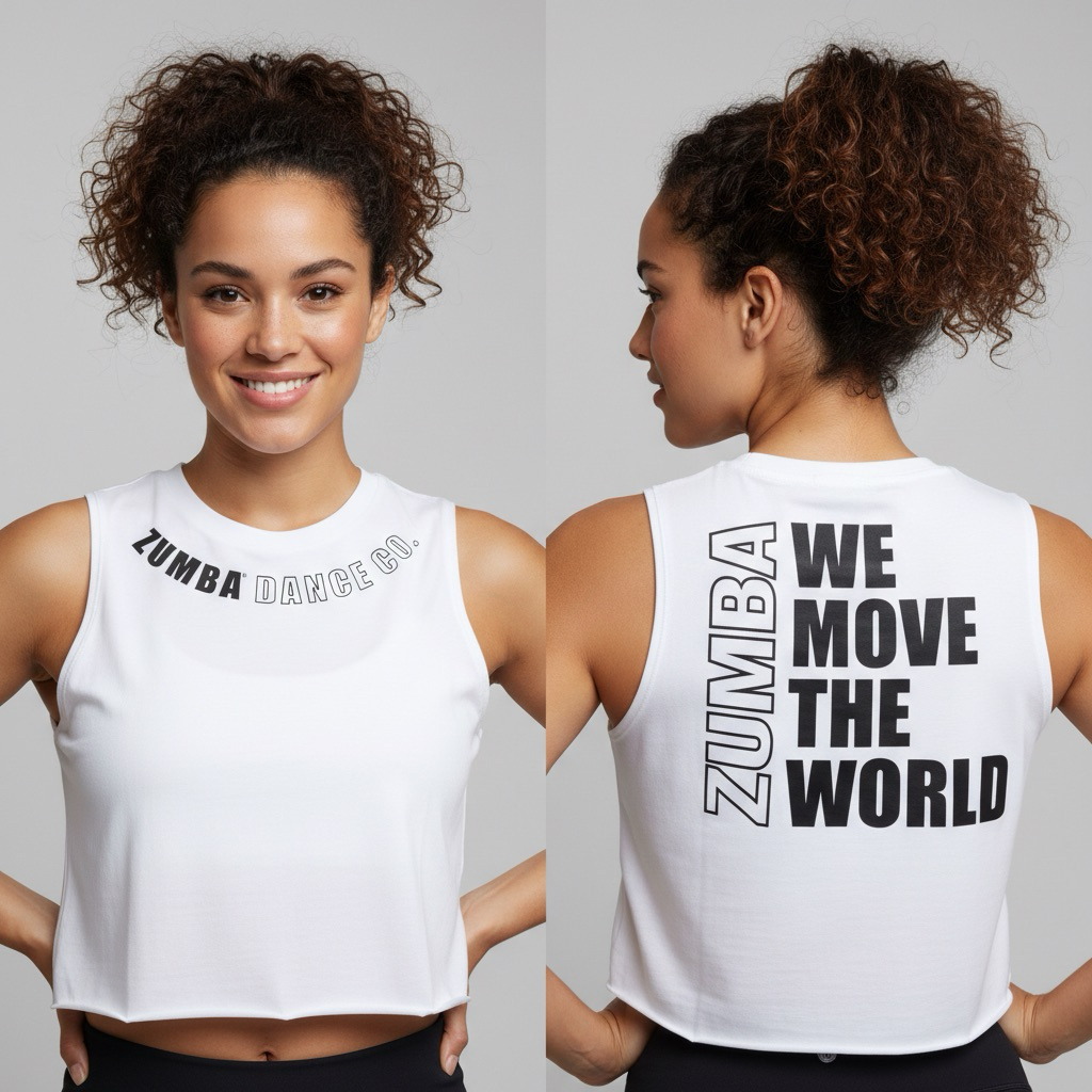 GYMNASTIC ผ้า/ZUMBA ผ้า/เสื้อผ้ากราฟิก/กีฬาผู้หญิง/CROP ถัง/CROPTOP/CROP DANCE CO